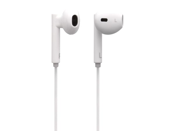 Streetz HL-390, Koblet med ledninger (ikke trådløs), 20 - 20000 Hz, Samtaler/musikk, 10 g, Hodetelefoner, Hvit