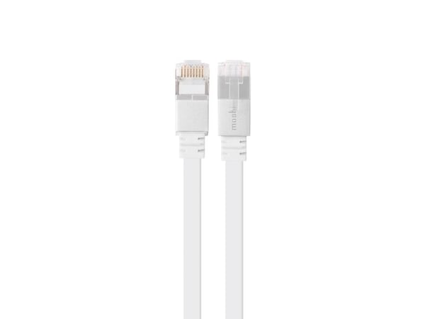 Moshi - Koblingskabel - RJ-45 (hann) til RJ-45 (hann) - 3.6 m - CAT 6 - flat - hvit