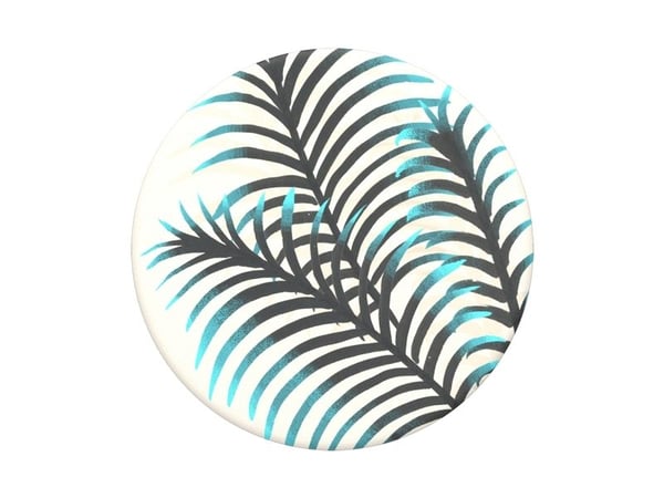 PopSockets Swappable PopGrip - Fingergrepp/vikbart ställ för mobiltelefon - Pacific Palm
