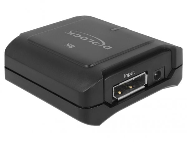Delock DisplayPort 1.4 Repeater 8K 30 Hz - Forsterker - DisplayPort - 20-pins DisplayPort / 20-pins DisplayPort - opp til 10 m