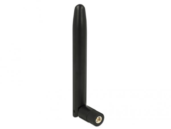 Delock LoRa - Antenne - mobiltelefon, Wi-Fi - 0.5 dBi - rundtstrålende - innendørs - svart