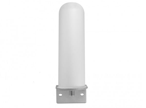 Delock - Antenne - Smart Home - 4 - 6 dBi - rundtstrålende - utendørs, kan monteres på vegg, stangmontering, innendørs - hvit
