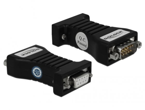 Delock Converter 1 x Serial RS-232 DB9 - 1 x Serial RS-485 ESD-suojauksella 15 kV - Sarjasovitin - RS-232 - RS-485 x 1 - lajittelu