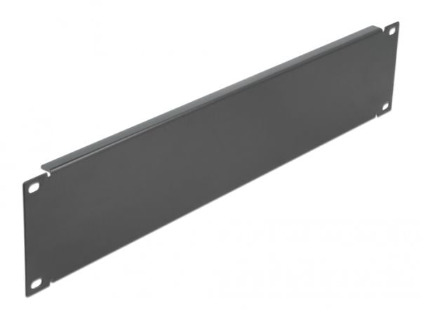 Delock - Dekkepanel for rackavskjerming - svart - 2U - 19"