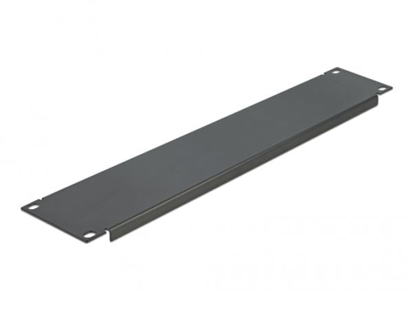 Delock - Dekkepanel for rackavskjerming - svart - 2U - 19"