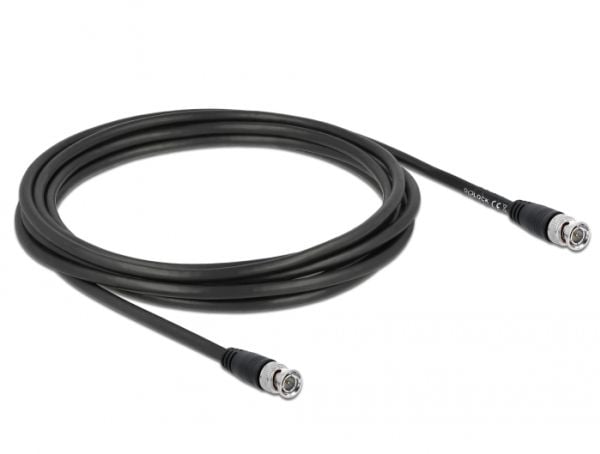 Delock - Videokabel - BNC hann til BNC hann - 3 m - koaksial - svart