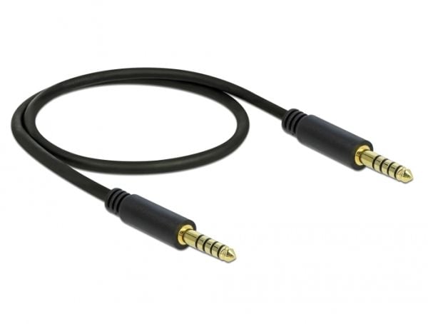 DeLOCK 85790, 4.4mm, Uros, 4.4mm, Uros, 0,5 m, Musta