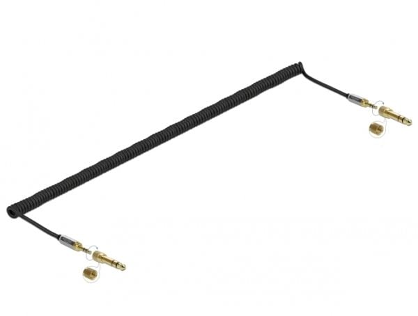 DeLOCK 85839, 3.5mm, Uros, 3.5mm, Uros, 5 m, Musta