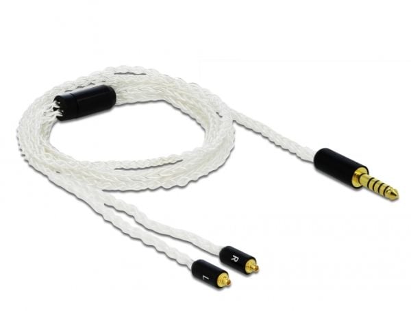 Delock - Hodetelefonkabel - balansert stereo 4,4 mm hann til MMCX hann - 1.2 m