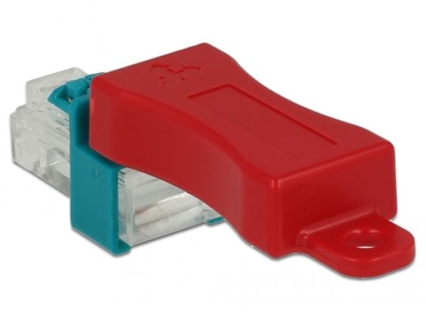 Delock - Säkerhetslåsset för LAN-kabel (paket om 6)