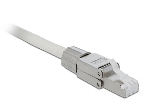 Delock - Verkkoliitin - RJ-45 (uros) - STP - CAT 6a