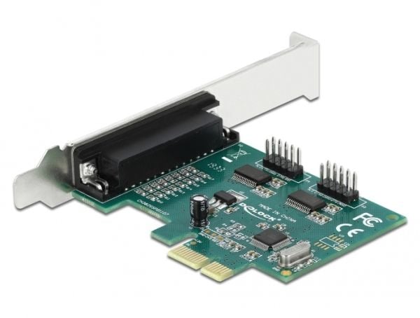 Delock - Parallell / seriell adapter - PCIe 1.1 lav profil - parallell x 1 + seriell x 2