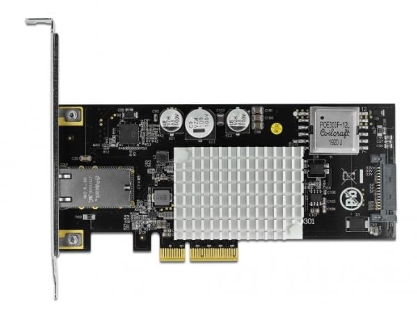 DeLOCK GE10P-PCIE4XG301, Sisäinen, Langallinen, PCI Express, Ethernet, 100 Mbit/s
