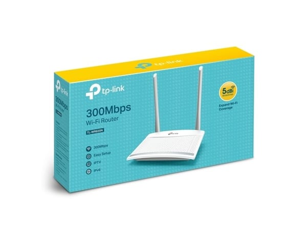 TP-Link TL-WR820N - Trådløs ruter 2-port svitsj 2,4 GHz