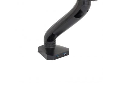 ART L-17GD - Monteringssats - justerbar arm - för LCD-TV - metall - svart - skärmstorlek: 10"-32" - disk-monteringsbar