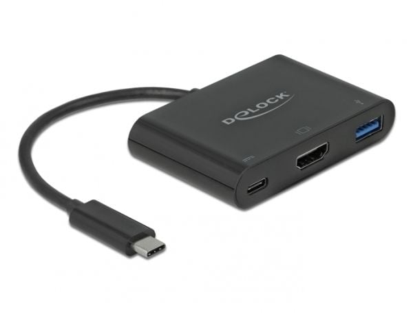 Delock - Dockningsstation - USB-C / Thunderbolt 3 - HDMI