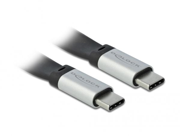 DeLOCK 85926, 0,22 m, USB C, USB C, USB 3.2 Gen 2 (3.1 Gen 2), 10000 Mbit/s, Musta, Hopea
