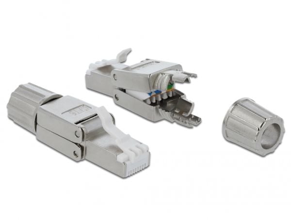 Delock - Nettverkkontakt - RJ-45 (hann) - STP - CAT 6