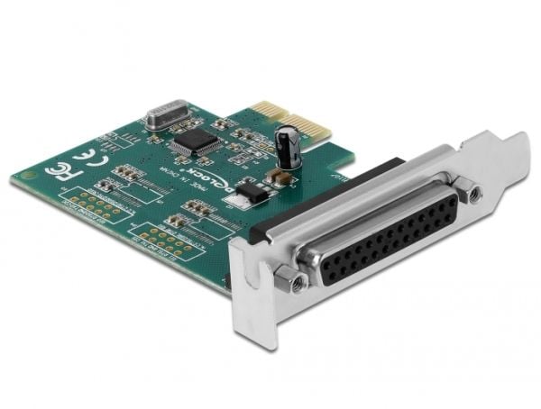 Delock - Parallell adapter - PCIe 1.1 låg profil - parallell x 1