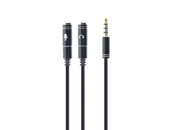 Cablexpert - Audioadapter - 4-polsminijakk plugg til mini-phone stereo 3.5 mm beholder - 20 cm
