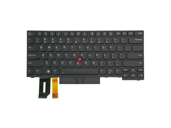Lenovo 01YP372, Tastatur, Tysk, Bakgrunnsbelyst tastatur, Lenovo, ThinkPad T480s