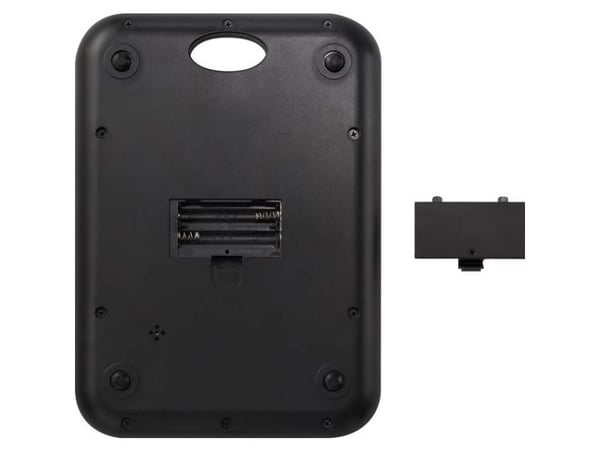 VOLTCRAFT TS-5000/1-ALU, Elektronisk kjøkkenvekt, 5 kg, 1 g, Rustfritt stål, Aluminium, Benkeplate