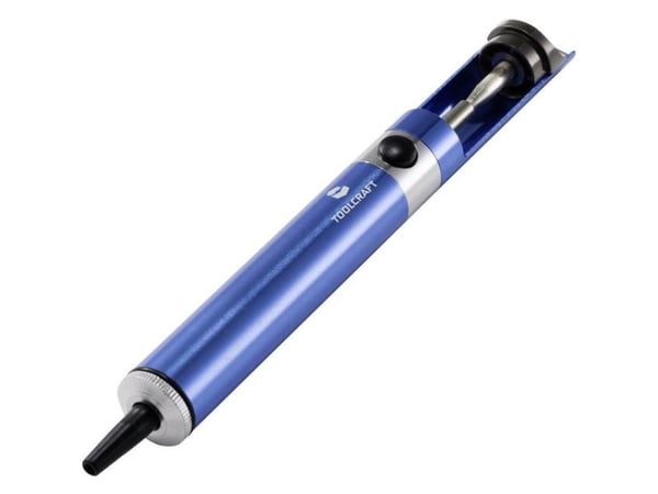 Toolcraft TO-6589509, Juotteenpoistopumppu, Mikä tahansa tuotemerkki, Violetti, 1 kpl, 195 mm, 18 mm
