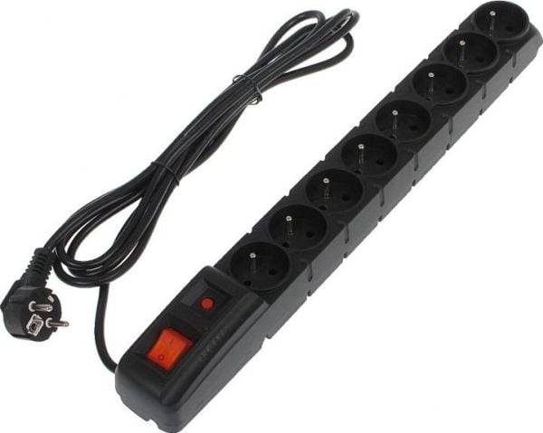 Acar S8 PRO 8-pistorasia 5 m musta (W0144)