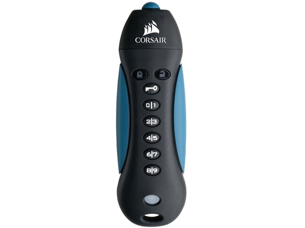 CORSAIR Flash Padlock 3 - USB flash-enhet - krypterat - 128 GB - USB 3.0