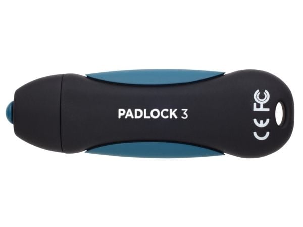CORSAIR Flash Padlock 3 - USB flash-enhet - krypterat - 128 GB - USB 3.0