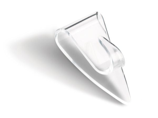 Tesa Powerstrips DECO - Självhäftande krok - transparent (paket om 5)
