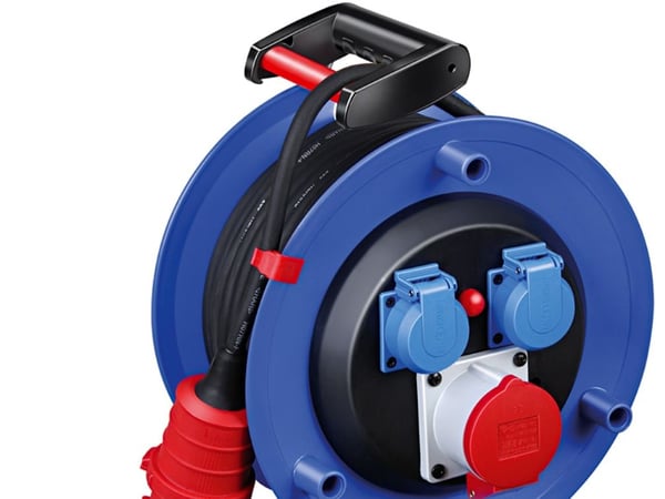 Brennenstuhl 30m H07RN-F 5G2,5, 30 m, IP44, Monivärinen, 3 AC-pistorasia(a), 230 V, 16 A