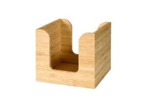 Servietdispenser Duni 11x11 cm Bambus,4 stk/krt