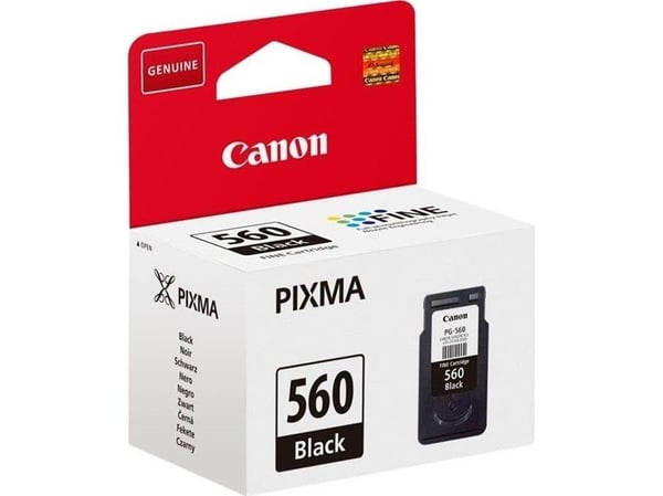 Canon PG-560 - Svart - original - blekkpatron - for PIXMA TS5350, TS5351, TS5352, TS5353, TS7450, TS7451