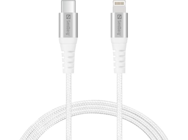 Sandberg - Lightning-kabel - Lightning han til 24 pin USB-C han - 1 m