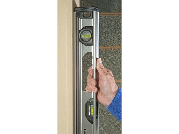 Stanley XTHT1-42138, Tømrervaterpass, 1,8 m, Aluminium, Svart, 0,5 mm/m, Aluminium