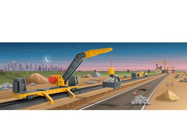 Märklin 44118, HO (1:87), Harmaa, Keltainen