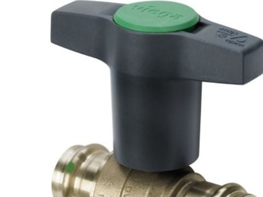 Easytop kulventil 28mm m/m - Easytop, modell 2275, kiselbrons