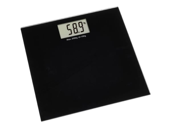 TFA-Dostmann 50.1015.01, Elektronisk personvekt, 200 kg, Svart, 5 kg, kg, lb, ST, Rektangel