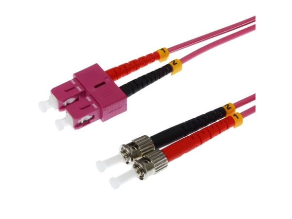Helos 10m OM4 SC/ST, 10 m, OM4, SC, 2x ST