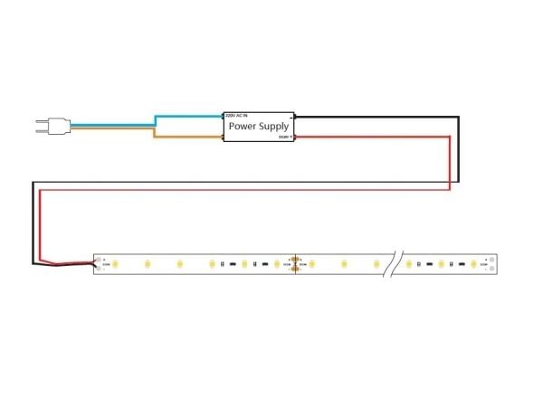 Synergy 21 LED flex strip 60 WW DC24V 96W IP20 ULS 20 m