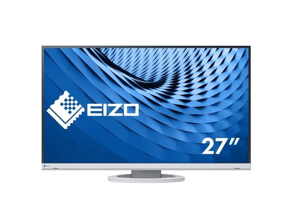 EIZO FlexScan EV2760-WT - LED-skjerm - 27" - 2560 x 1440 QHD - IPS - 350 cd/m² - 1000:1 - 5 ms - HDMI, DVI-D, 2xDisplayPort - høyttalere - hvit