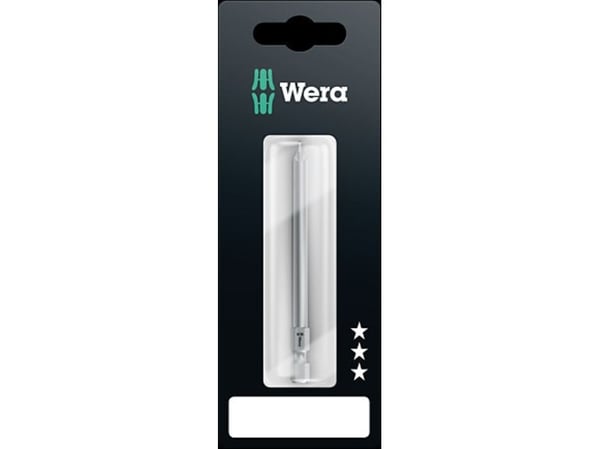 Wera 855/4 Z SB, 1 stykker, Pozidriv, PZ 3, DIN ISO 1173-F 6,3, 15,2 cm, 25,4 / 4 mm (1 / 4")
