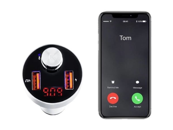 Renkforce RF-CAR-100, Digitalt, FM, Cigartenner/lighter, MicroSD (TransFlash), Cigartenner/lighter, 3.1 A
