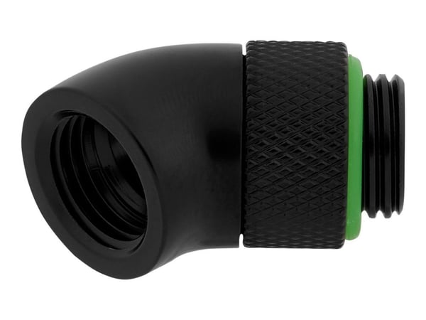 CORSAIR Hydro X Series 45° Rotary Adapter - Inpassning till vätskekylsystem - svart (paket om 2)