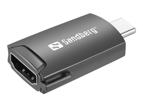 Sandberg - Video adapter - USB-C hann til HDMI hunn - 4K-støtte