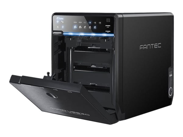 FANTEC QB-35U31R - Fast tilstand / harddiskstasjonsoppstilling - 4 brønner (SATA-600) - USB 3.1 Gen 2 (ekstern)