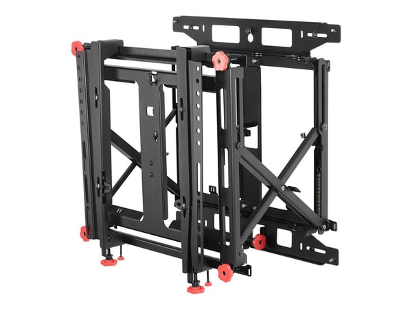 Peerless SmartMount Supreme Full Service Video Wall Mount with Quick Release - Brakett - for videovegg - svart - skjermstørrelse: 46"-60" - veggmon...