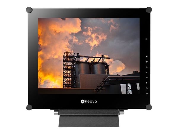 AG Neovo SX-15G, Videovalvontanäyttö, Vapaasti seisova/seinäkiinnitys, Musta, 20°, 0 - 20°, CB, FCC