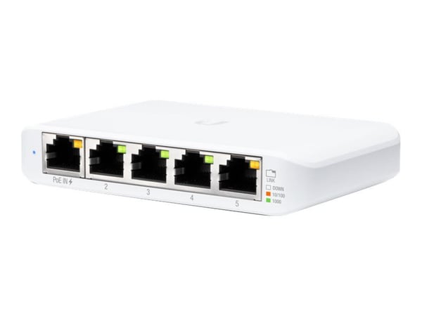 Ubiquiti Networks UniFi USW Flex Mini, Hallittu, L2, Gigabit Ethernet (10/100/1000), Power over Ethernet -tuki Ubiquiti Networks UniFi USW Flex Mini, Hallittu, L2, Gigabit Ethernet (10/100/1000), Power over Ethernet -tuki
